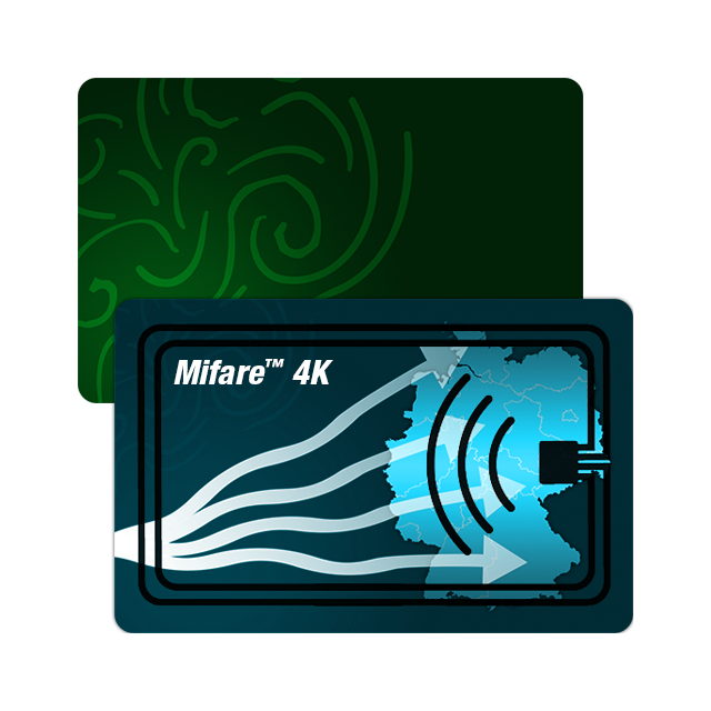 Mifare™ 4K RFID Plastikkarten